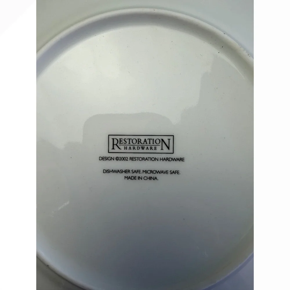 Restoration Hardware Roquefort Lion Cheese Plate 8.25